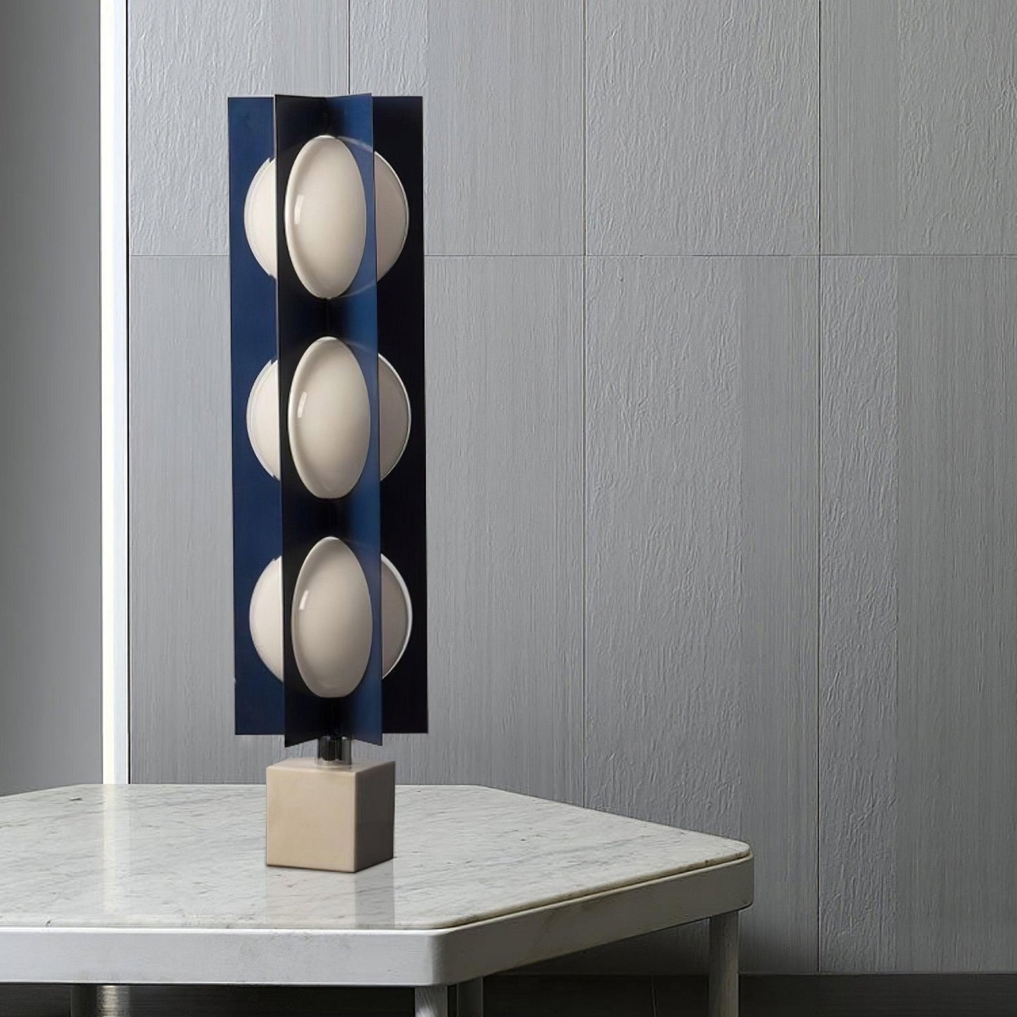 Blue Kleos Floor Lamp - Modern LED Lighting, Navy Design