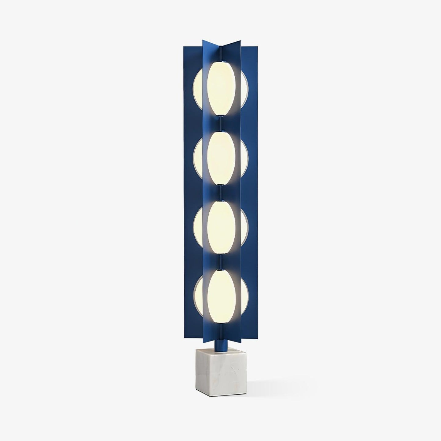 Blue Kleos Floor Lamp - Modern LED Lighting, Navy Design