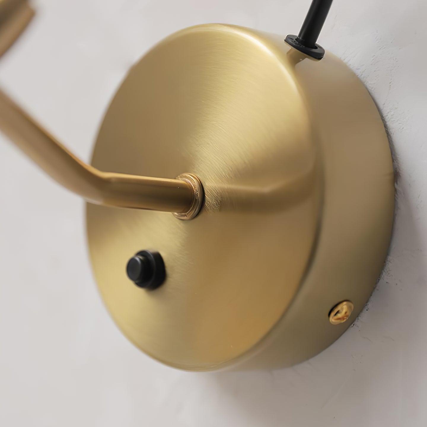 Ceramic Ribbed Wall Light - Handmade Bone China Shade