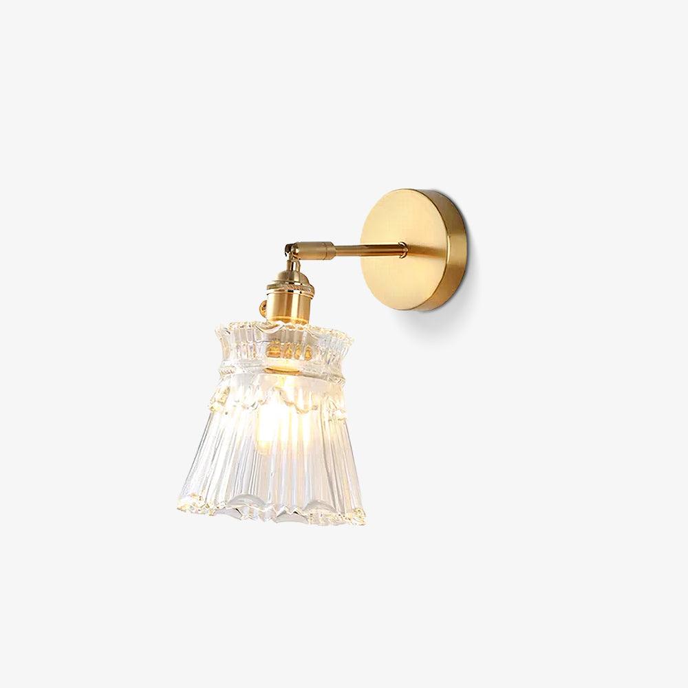 Chaika Wall Lamp - Modern Brass Indoor LED Light, Set of 2
