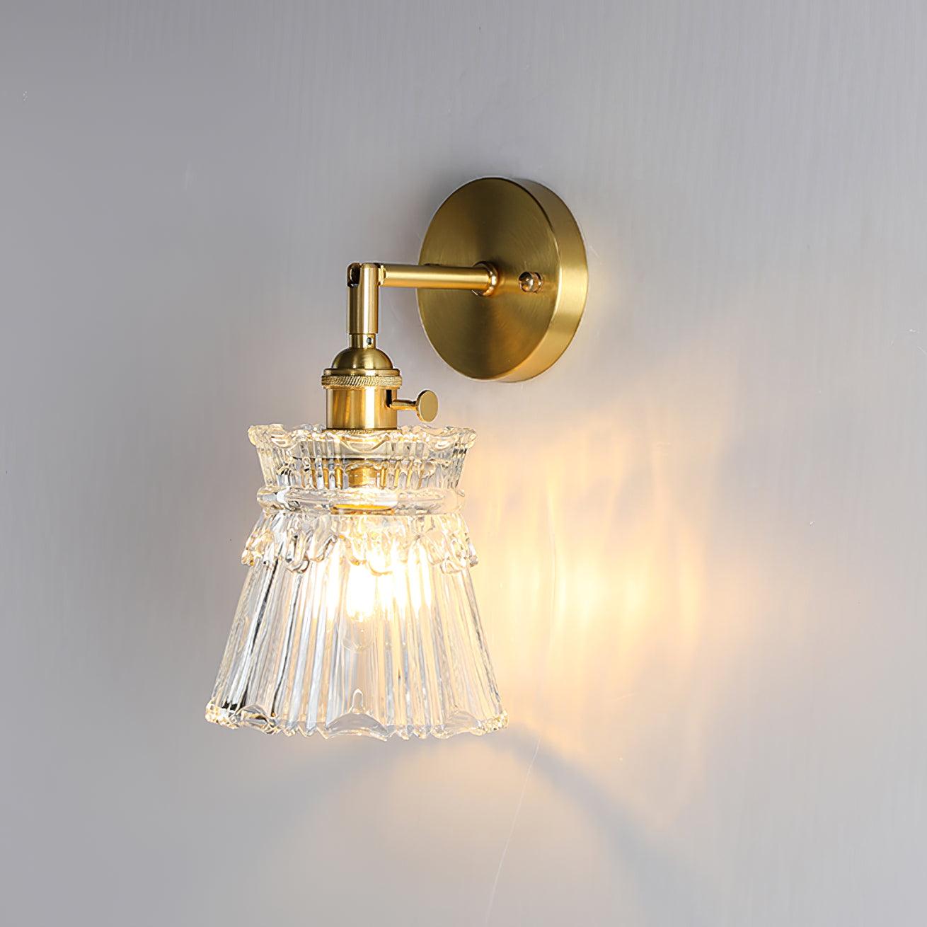 Chaika Wall Lamp - Modern Brass Indoor LED Light, Set of 2