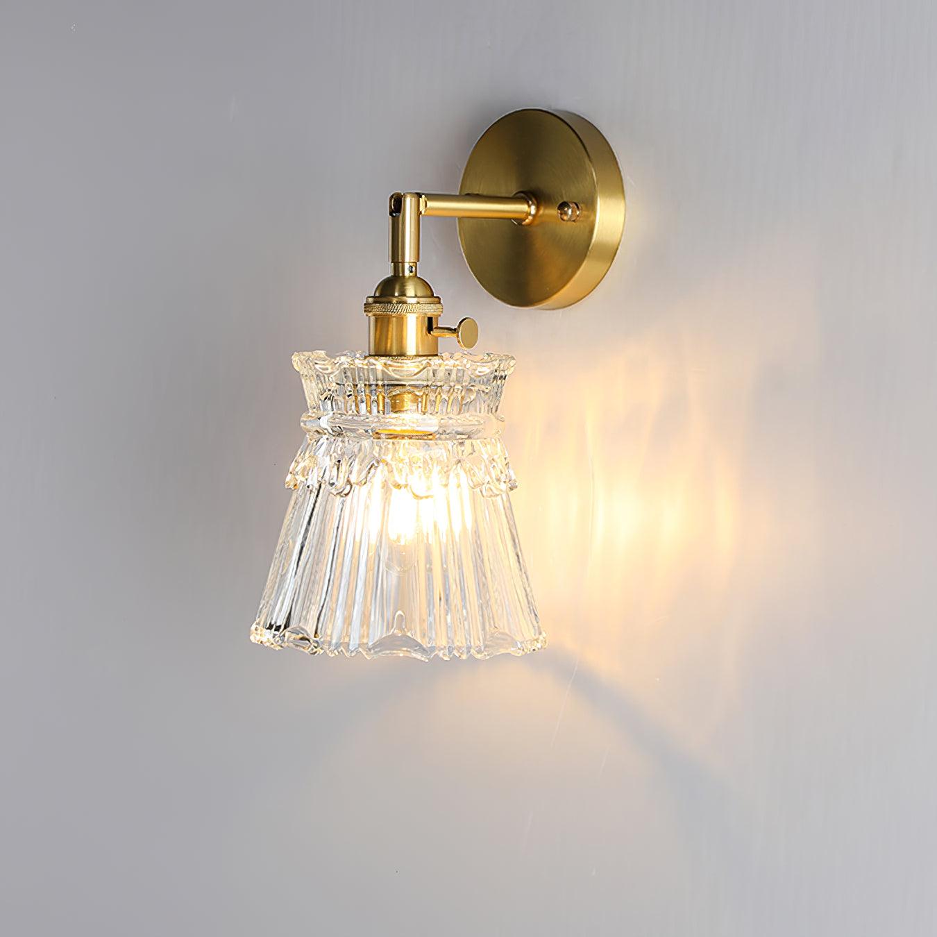 Chaika Wall Lamp - Modern Brass Indoor LED Light, Set of 2