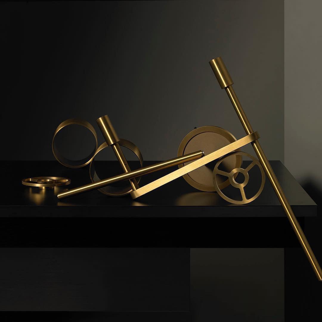 Chatelet Sconce Wall Light - Solid Brass & Crystal LED