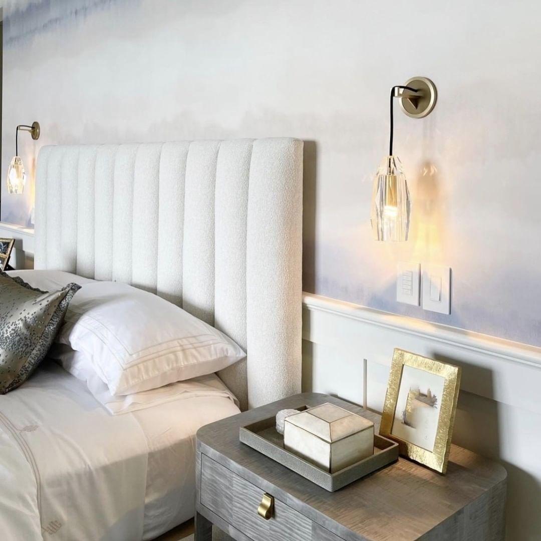 Chatelet Sconce Wall Light - Solid Brass & Crystal LED