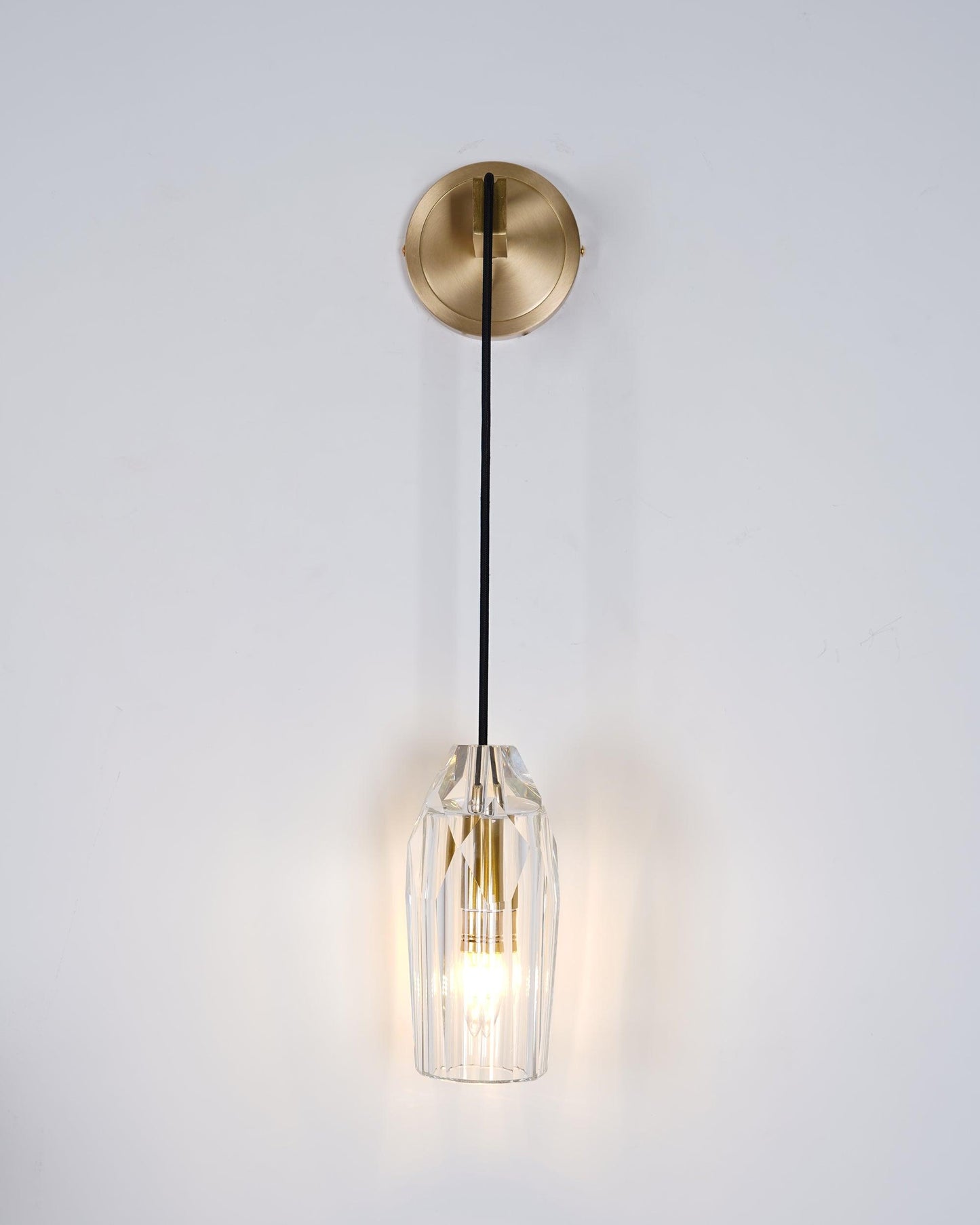 Chatelet Sconce Wall Light - Solid Brass & Crystal LED