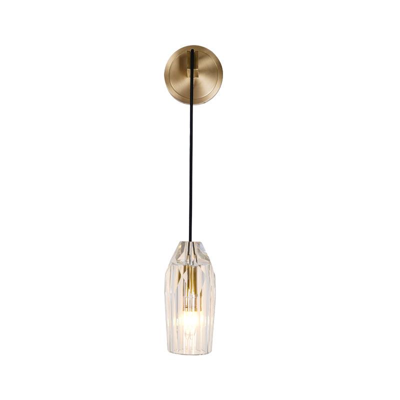 Chatelet Sconce Wall Light - Solid Brass & Crystal LED
