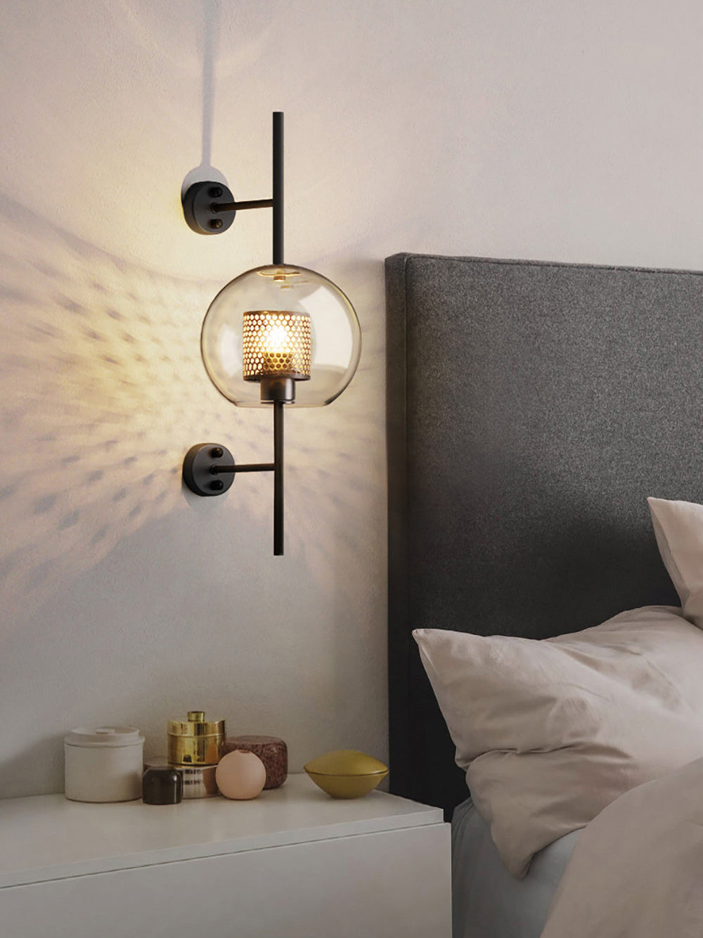 Chiswick Glass Wall Light LED Indoor Modern Design