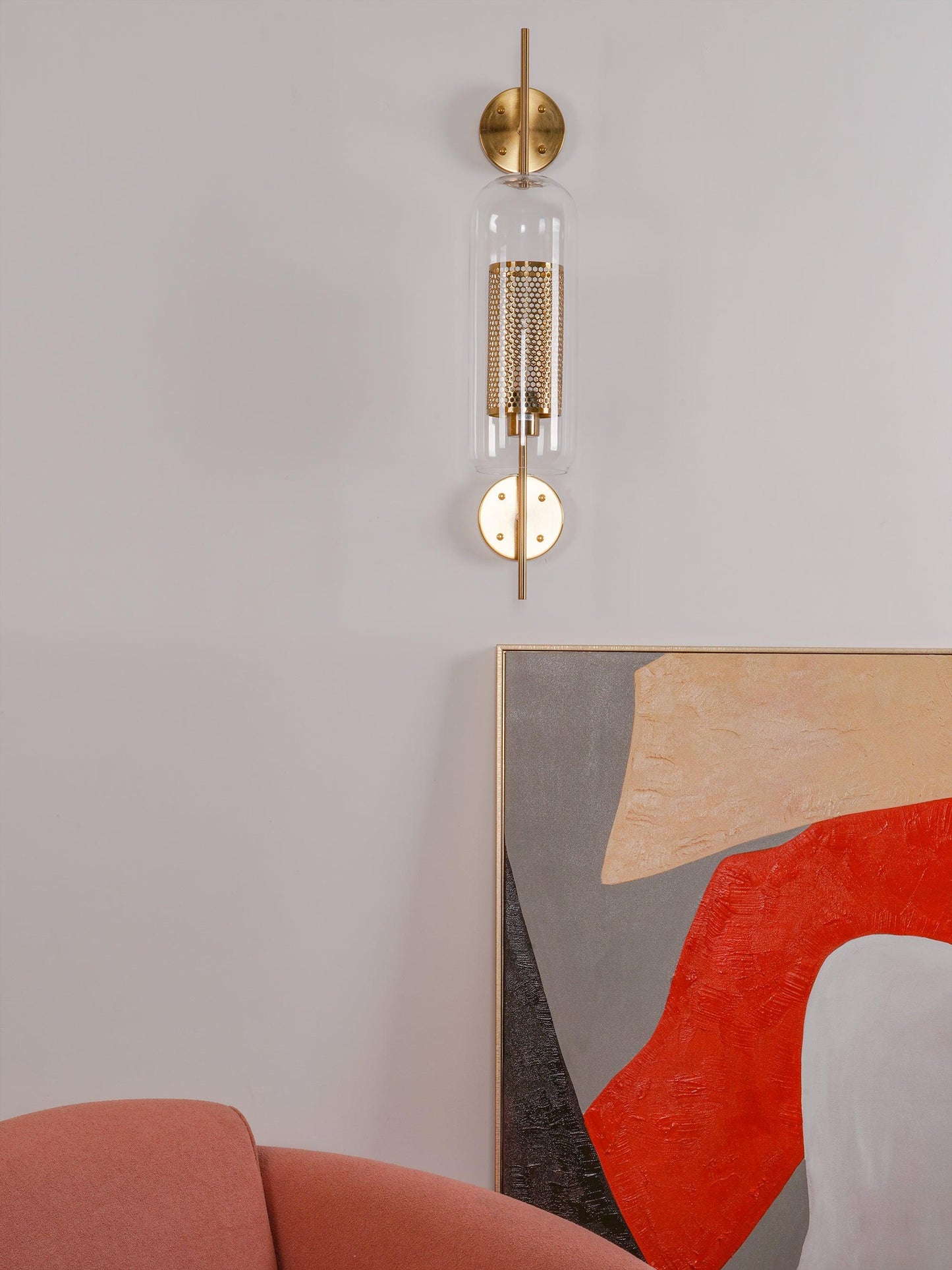 Chiswick Glass Wall Light LED Indoor Modern Design