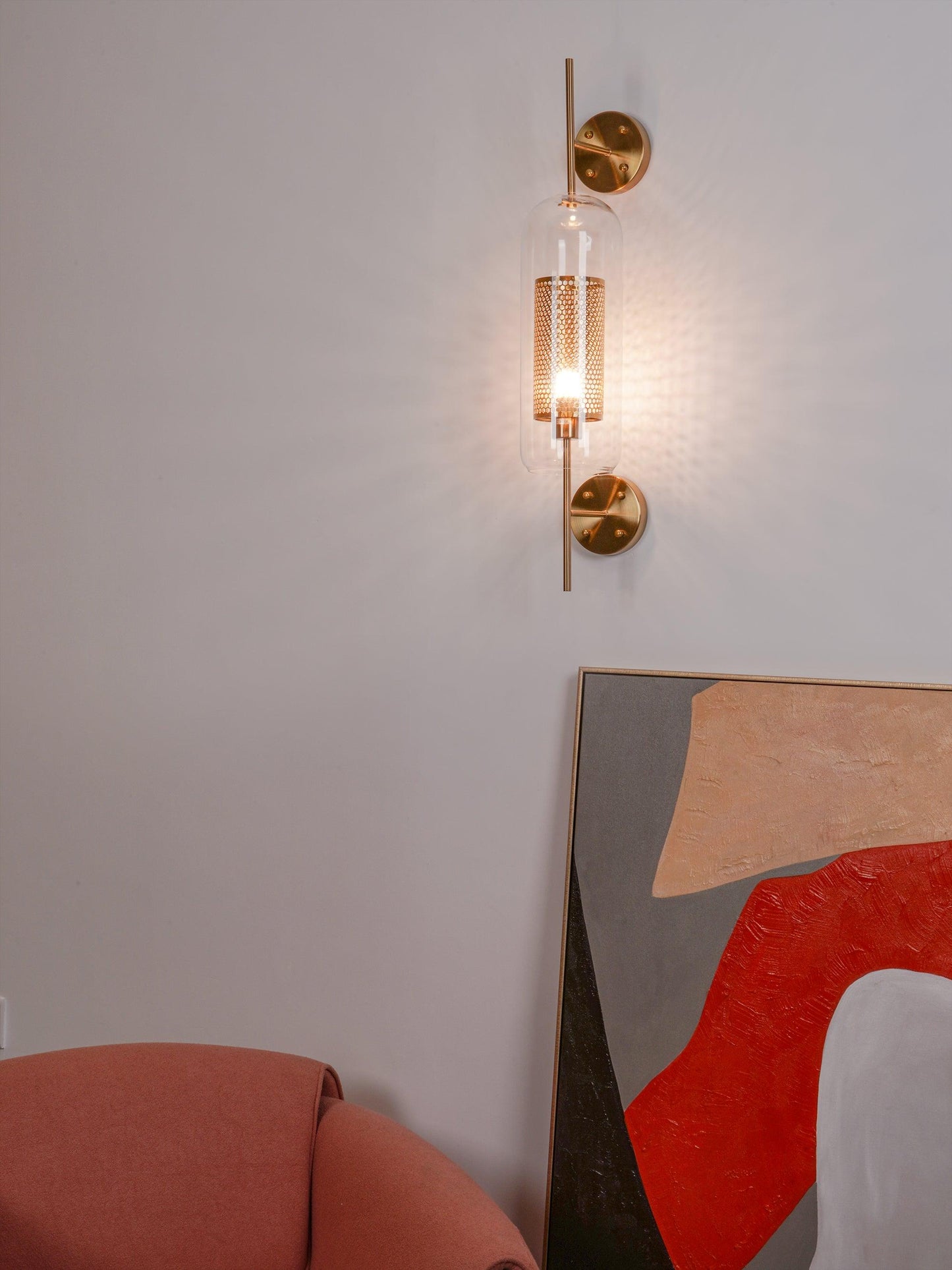 Chiswick Glass Wall Light LED Indoor Modern Design