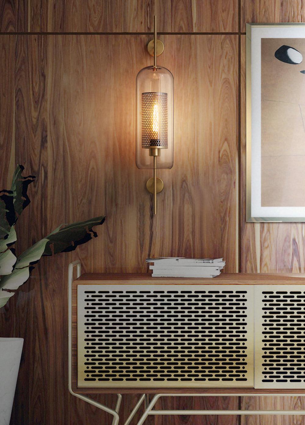 Chiswick Glass Wall Light LED Indoor Modern Design