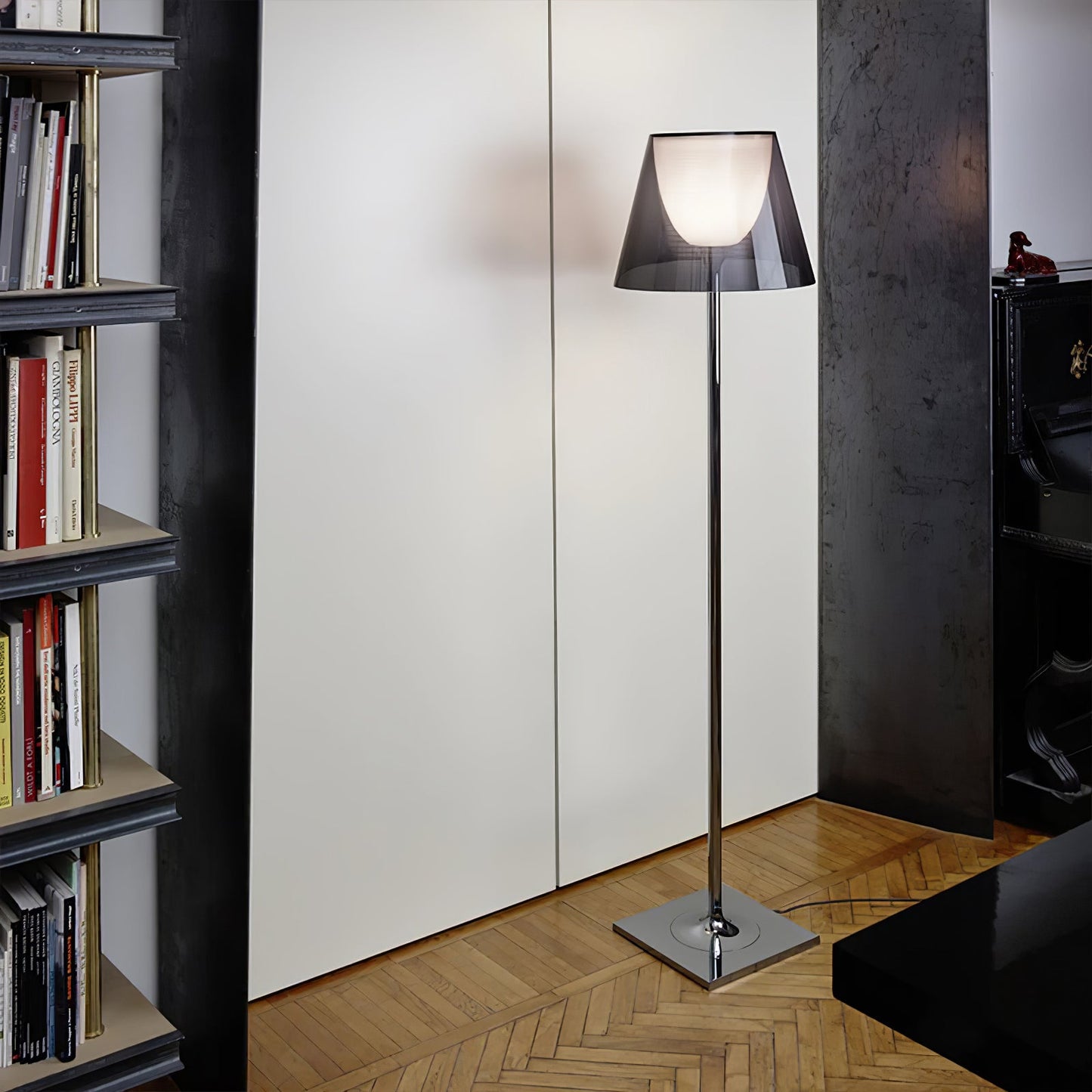 Chrome Prism Floor Lamp - LED Indoor Lighting 160cm