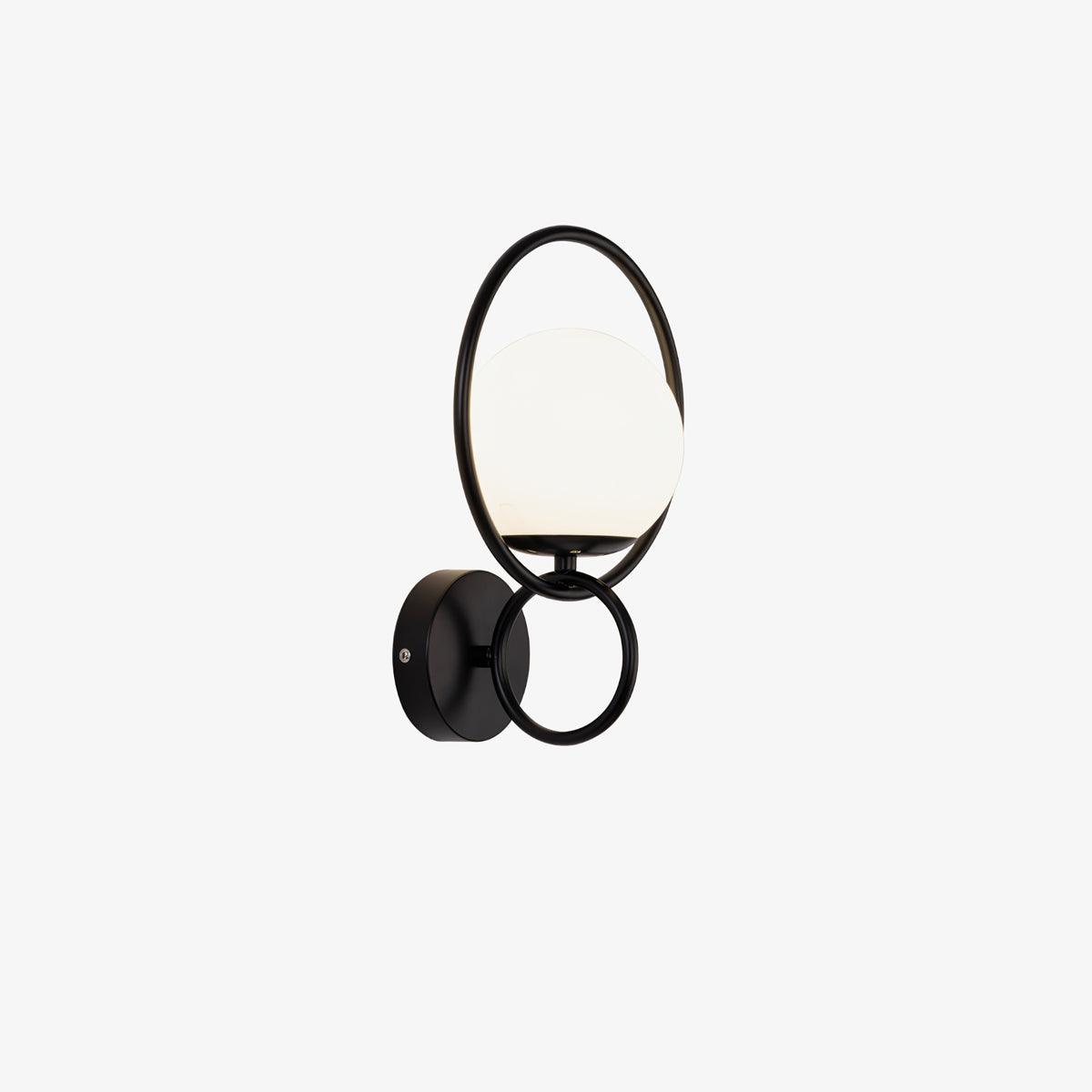 Circle Global Wall Lamp - Elegant Gold Metal LED Light