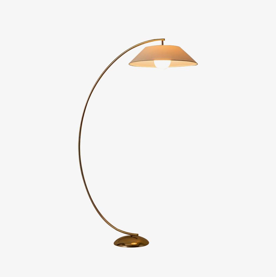 Circo Floor Lamp with White Shade - Elegant Indoor Lighting