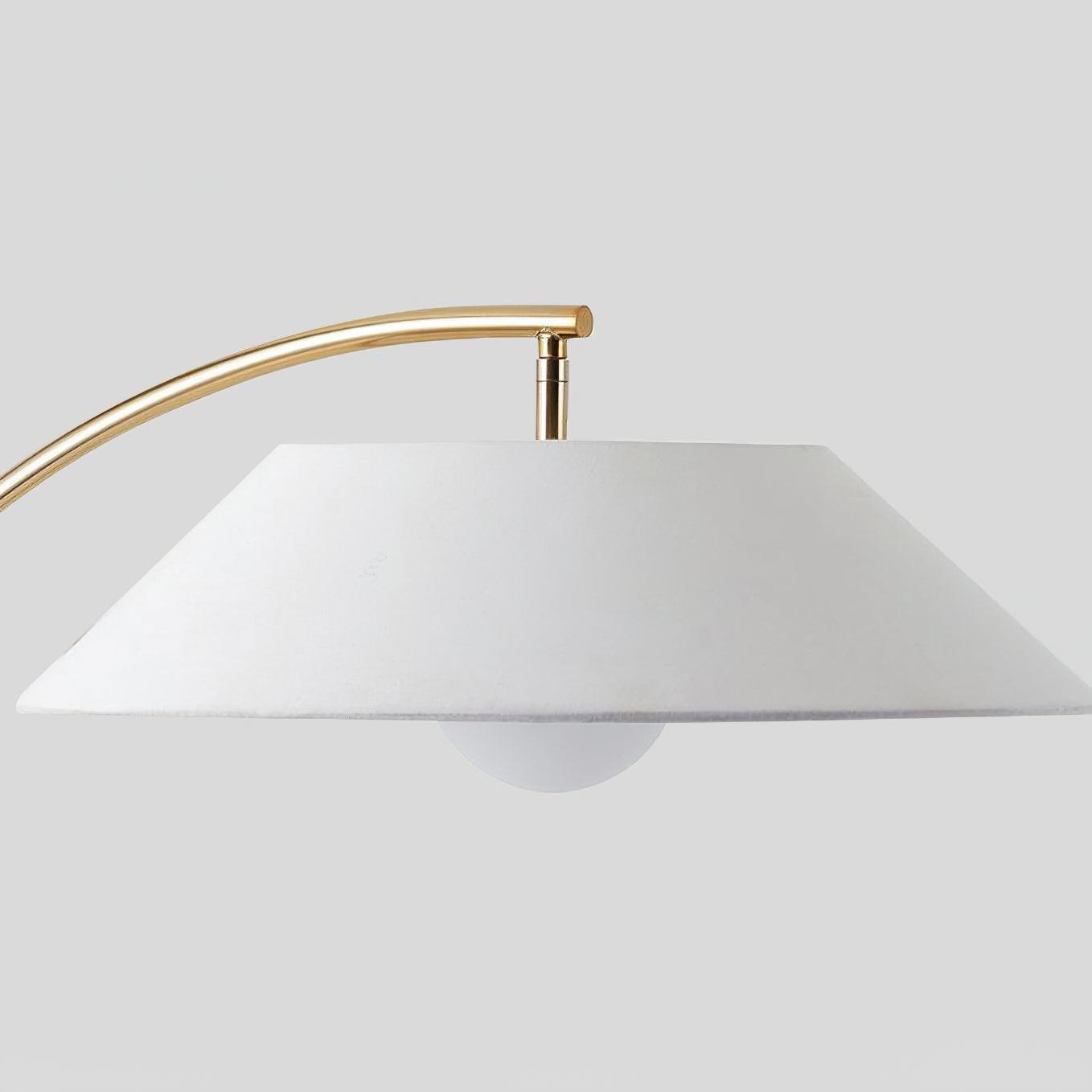 Circo Floor Lamp with White Shade - Elegant Indoor Lighting