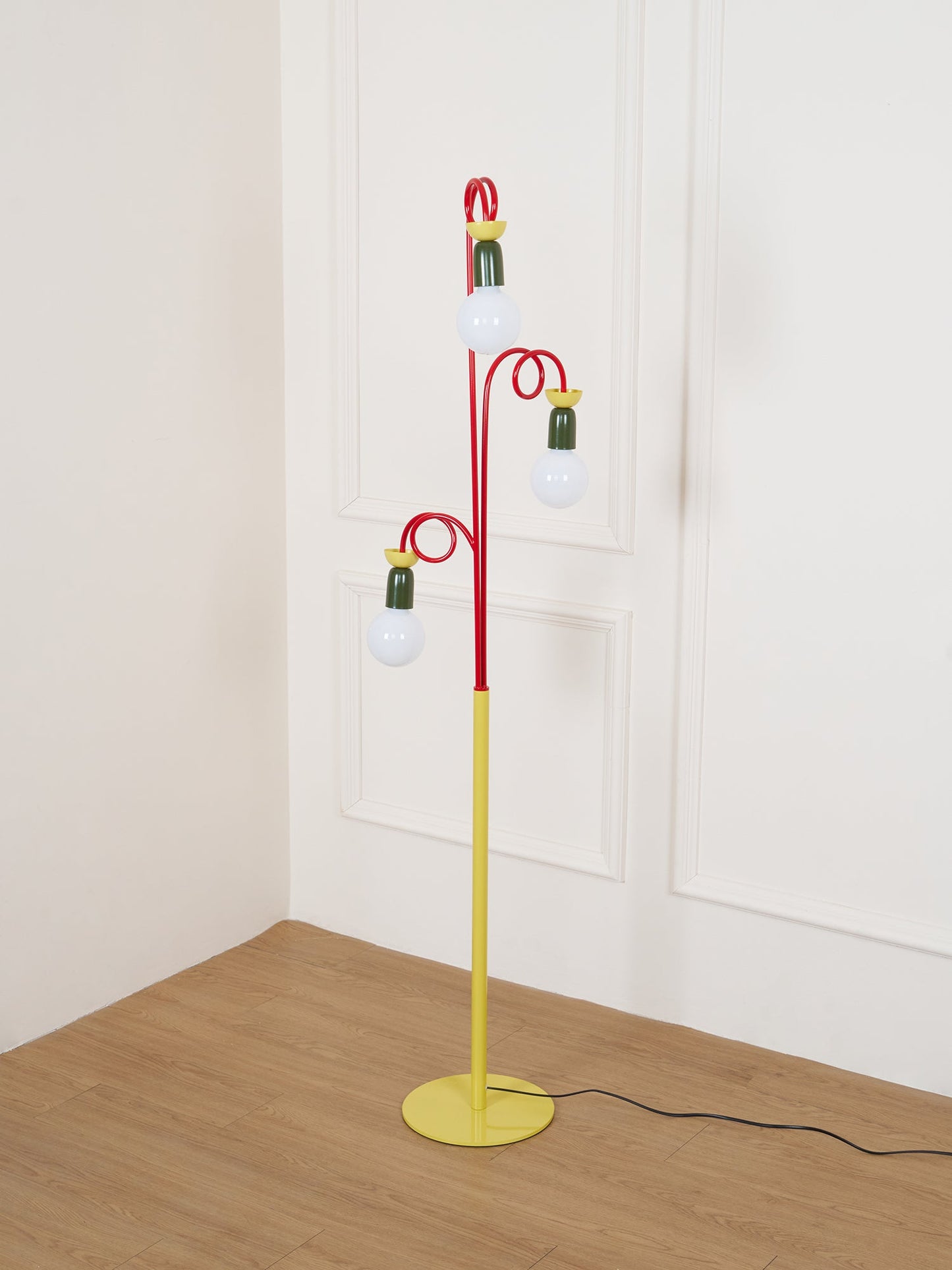 Circulo Play Floor Lamp LED Retro Geometric Design