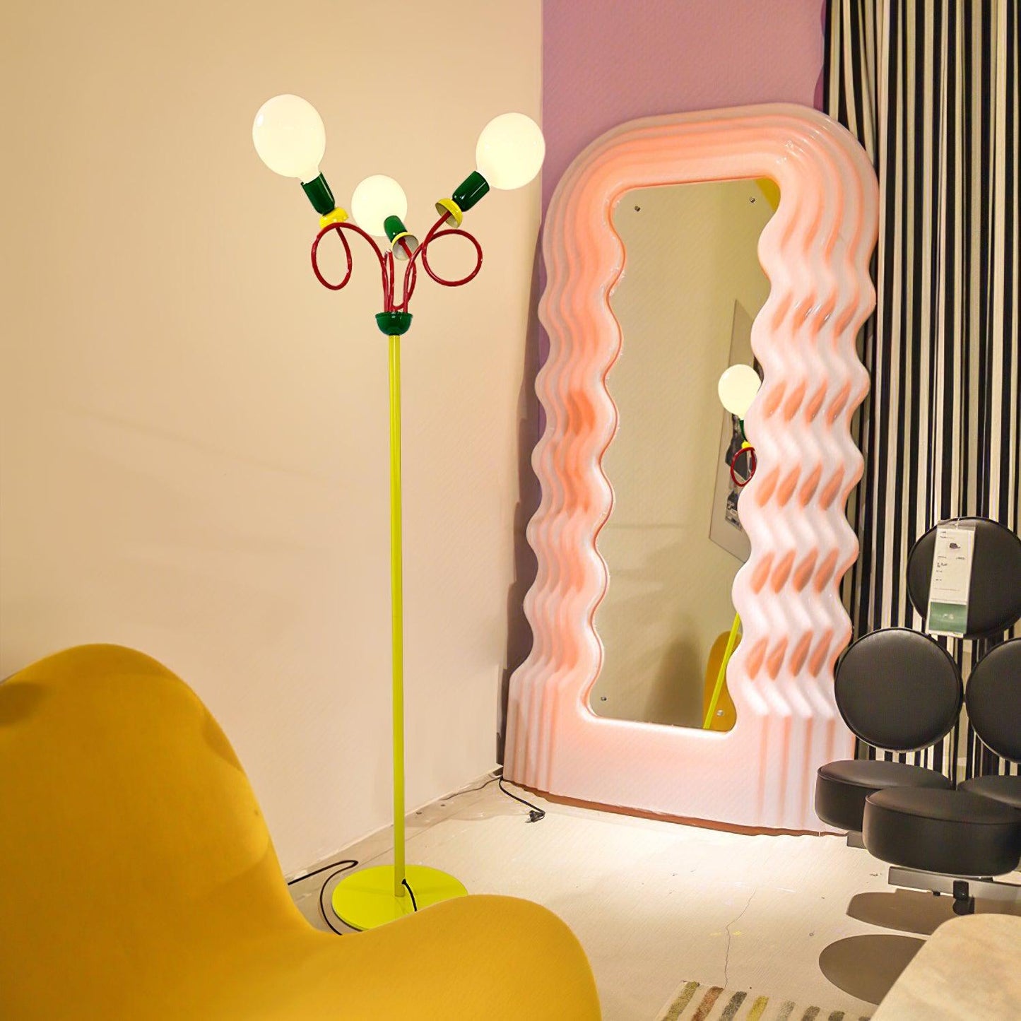 Circulo Play Floor Lamp LED Retro Geometric Design