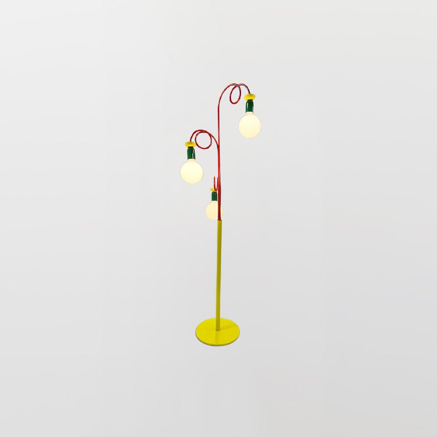Circulo Play Floor Lamp LED Retro Geometric Design