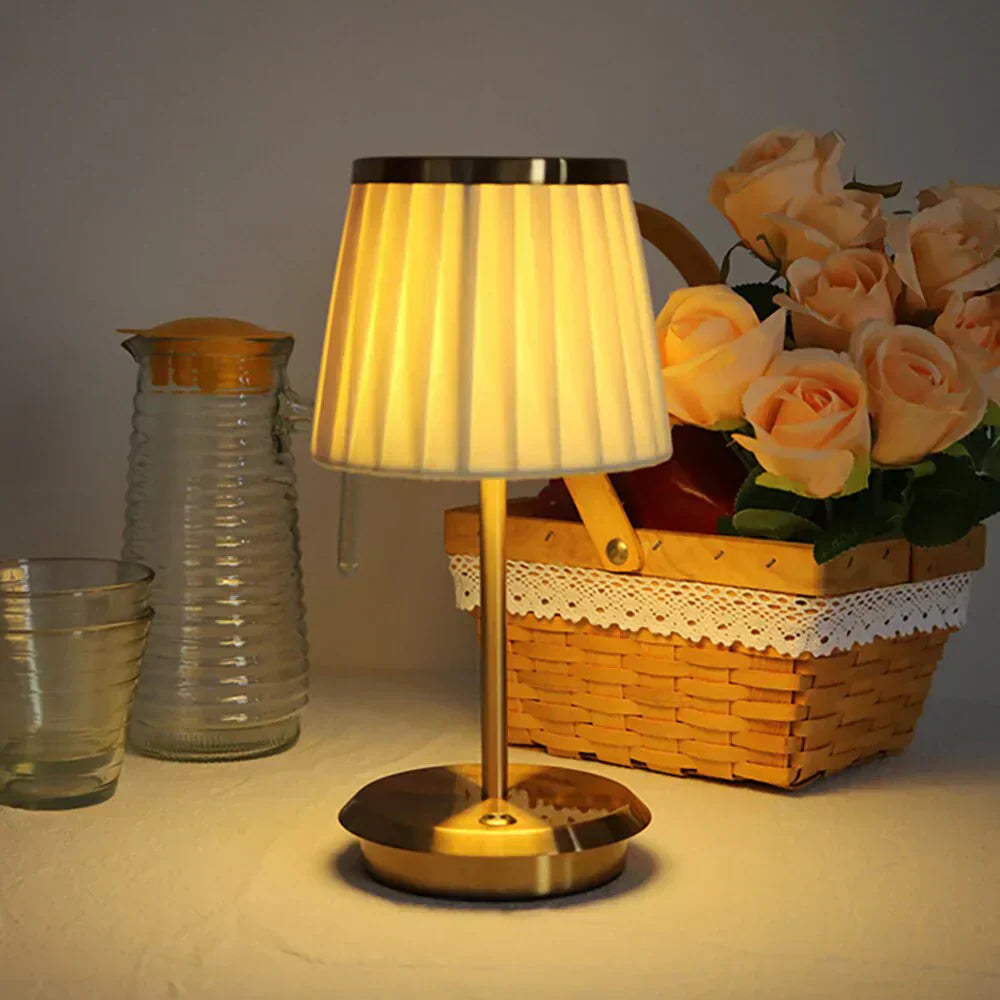 LumiSérénité – Timeless Elegant LED Table Lamp with Dimmer