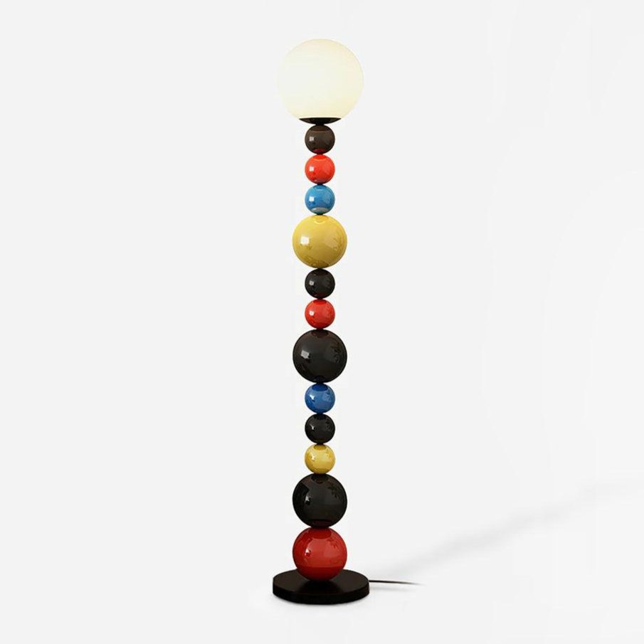 Colorful Round Ball Floor Lamp with LED, Indoor Lighting