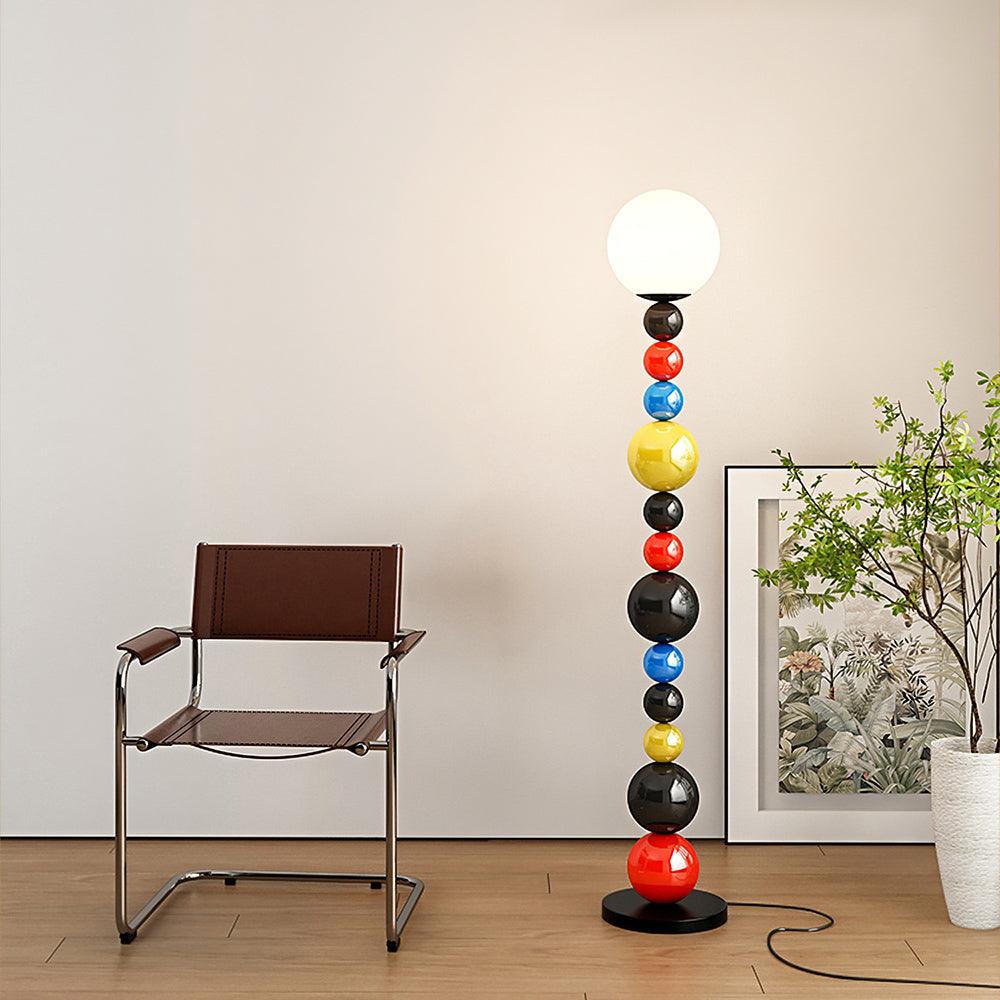 Colorful Round Ball Floor Lamp with LED, Indoor Lighting