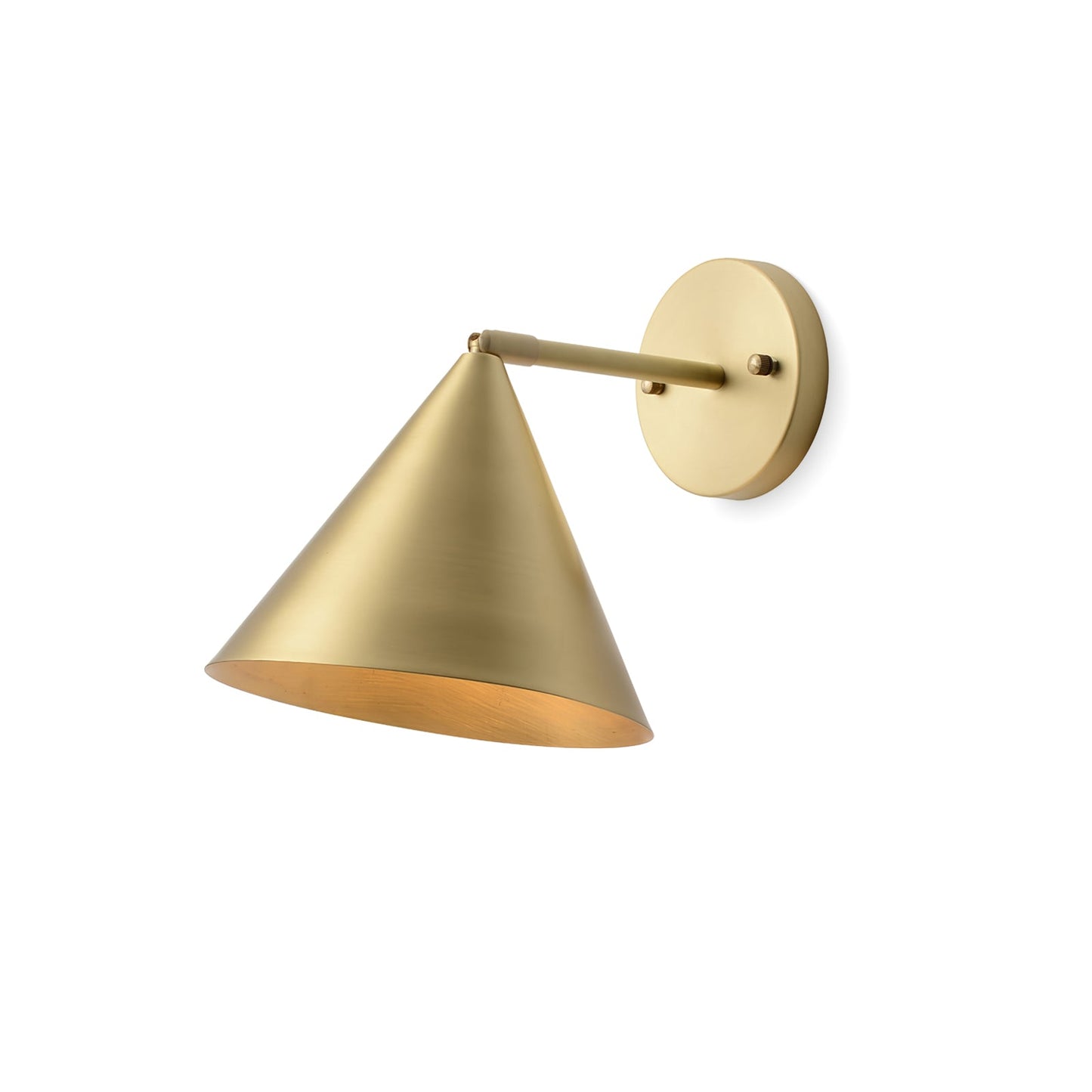 Conica Brass Wall Light - LED Indoor Accent Lighting