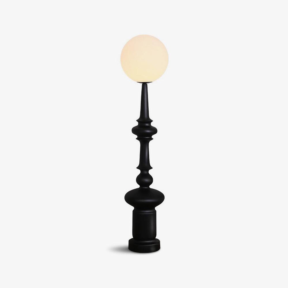 Roman Column Floor Lamp with LED Light, Indoor Elegant Design