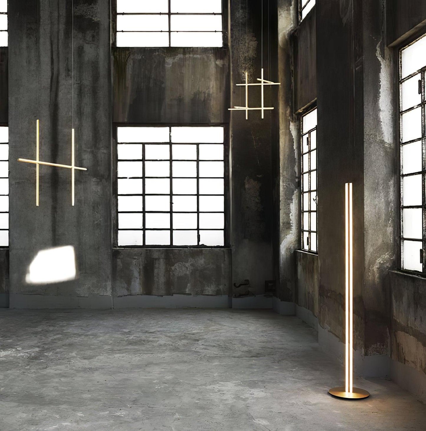 Coordinates Floor Lamp with LED, Modern Indoor Lighting