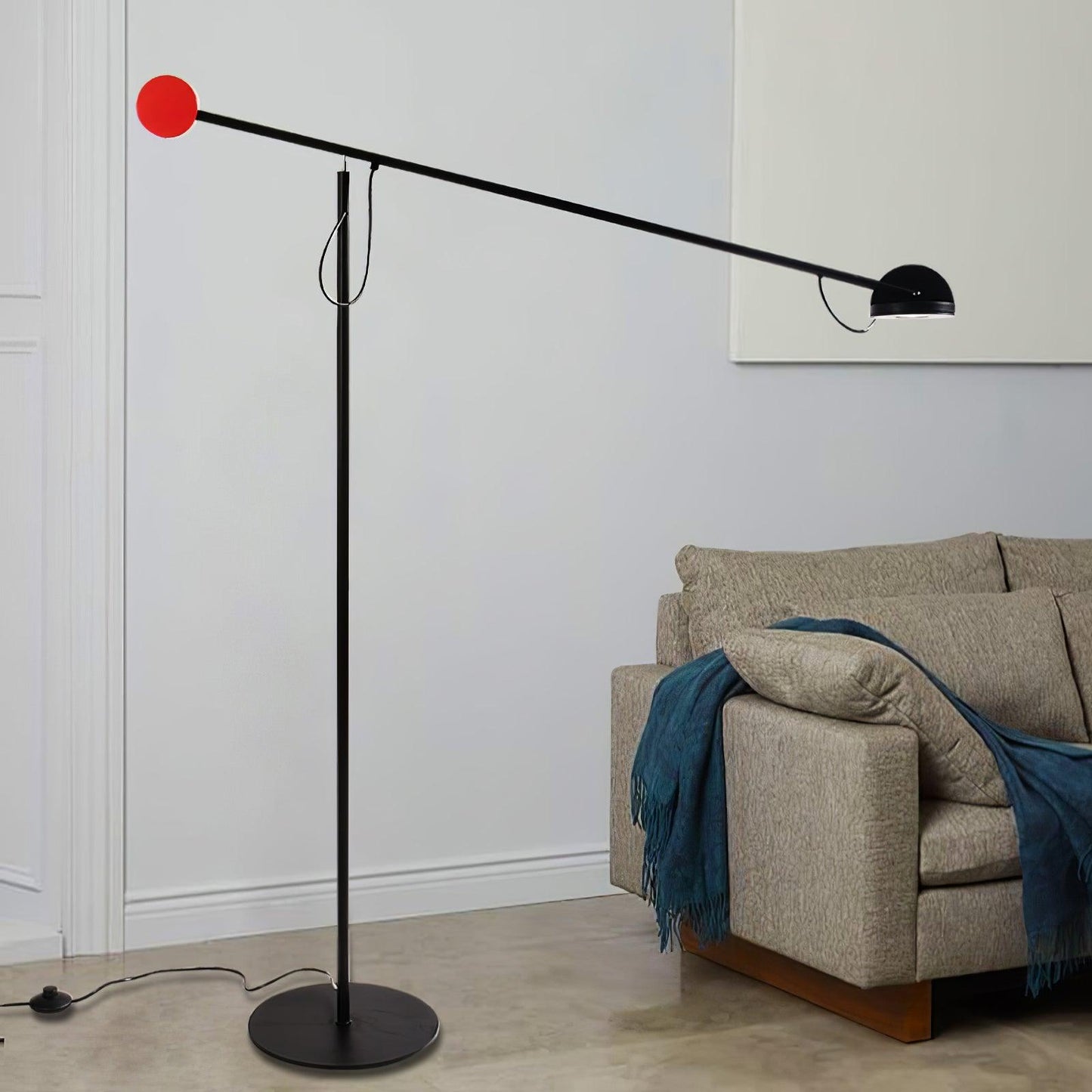 Precision Movement Floor Lamp with Adjustable LED Light