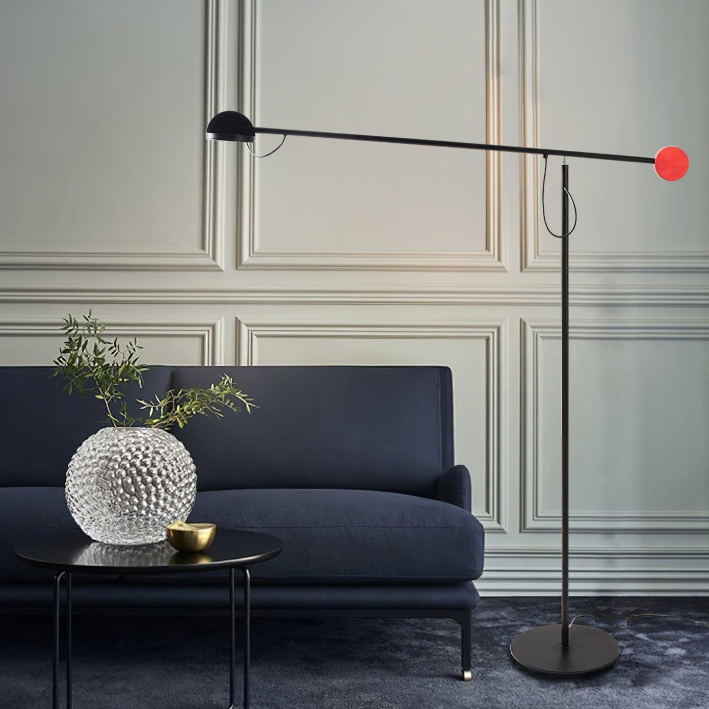 Precision Movement Floor Lamp with Adjustable LED Light