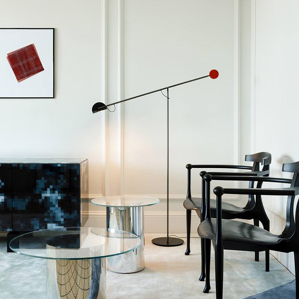 Precision Movement Floor Lamp with Adjustable LED Light