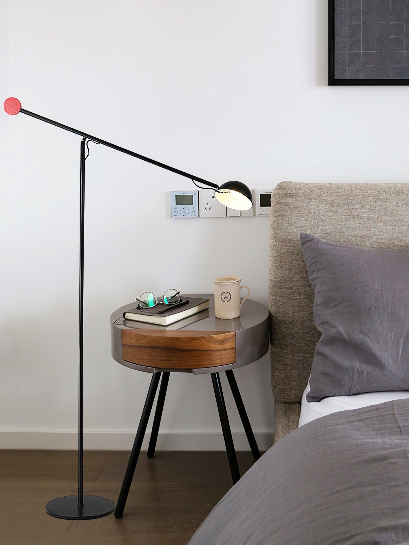 Precision Movement Floor Lamp with Adjustable LED Light