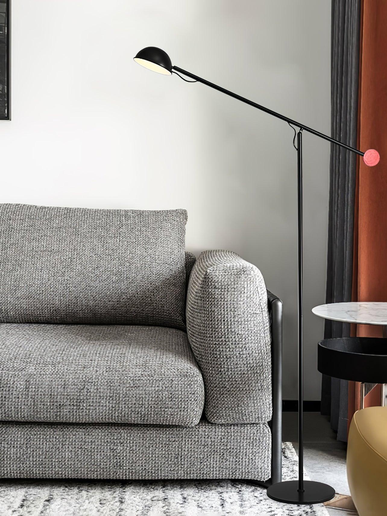Precision Movement Floor Lamp with Adjustable LED Light