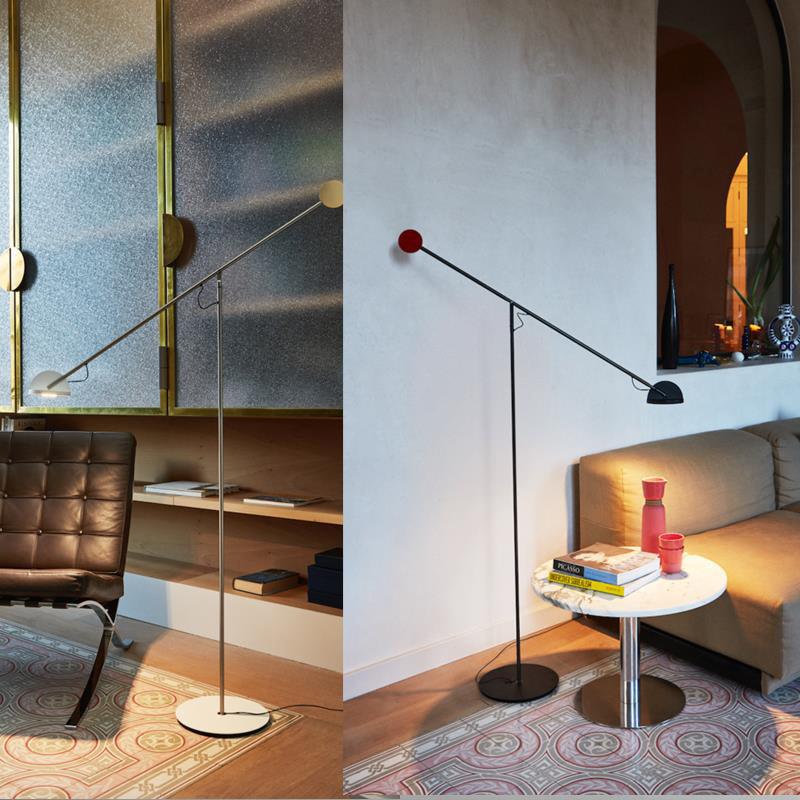 Precision Movement Floor Lamp with Adjustable LED Light