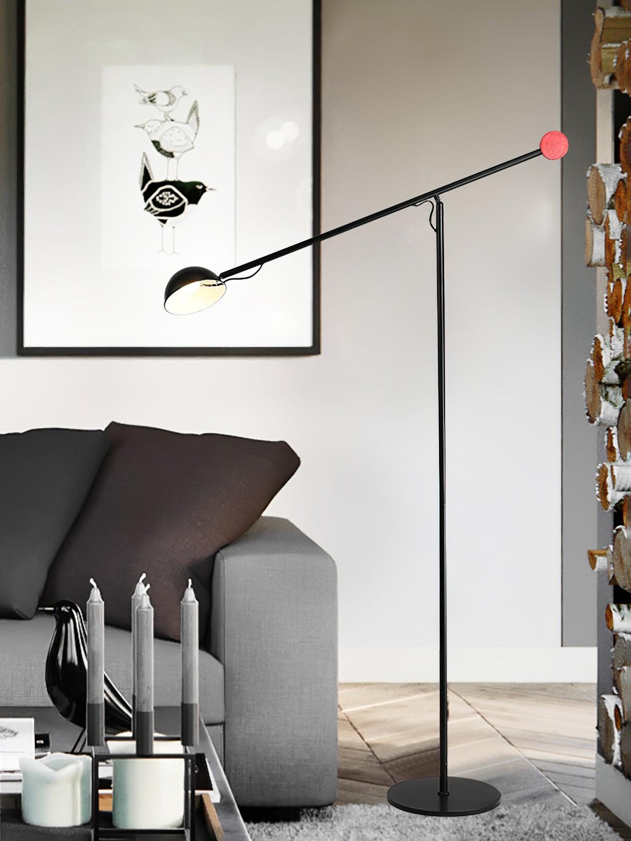 Precision Movement Floor Lamp with Adjustable LED Light
