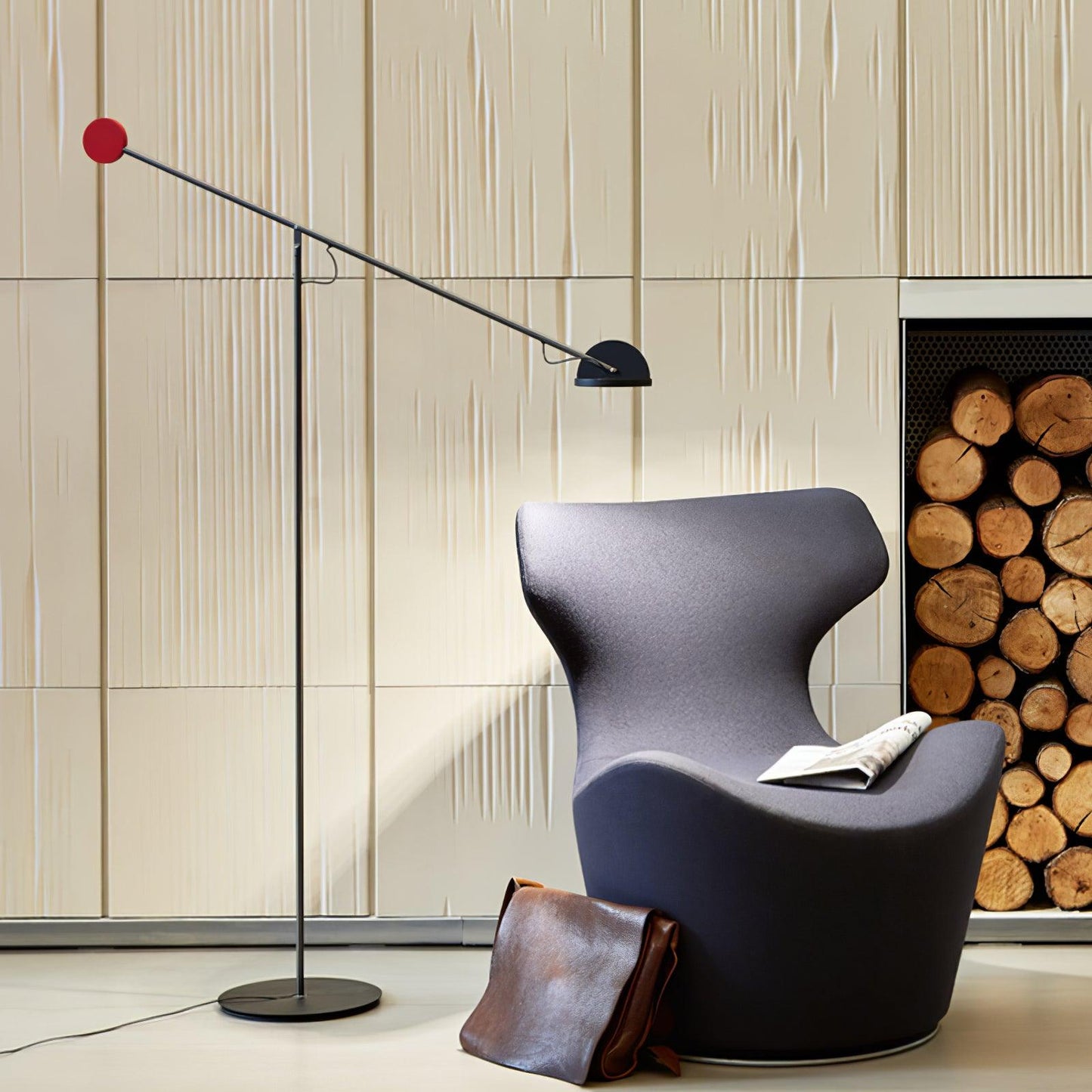 Precision Movement Floor Lamp with Adjustable LED Light
