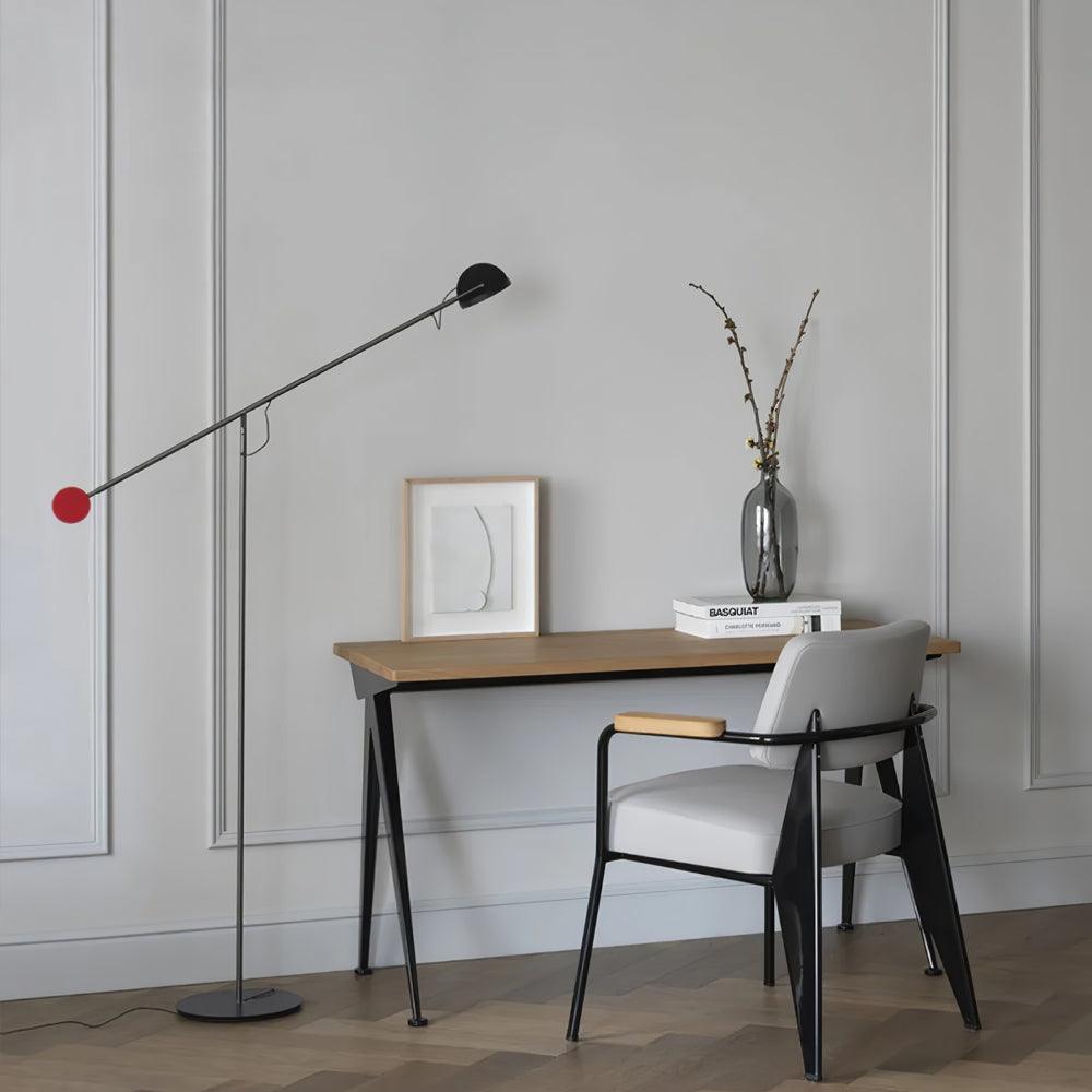 Precision Movement Floor Lamp with Adjustable LED Light