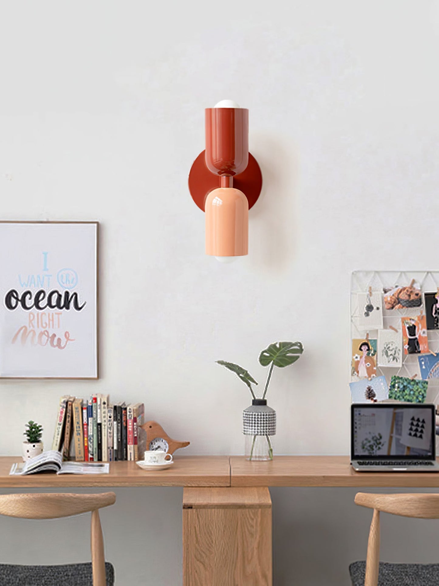Couleur Double Plug In Wall Lamp - LED Indoor Lighting