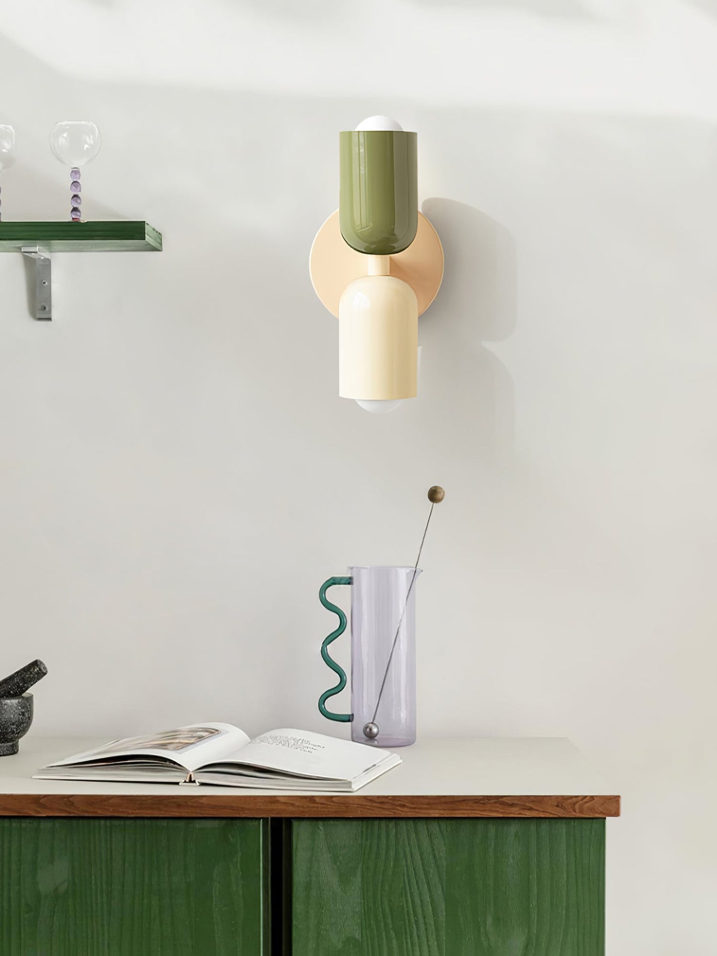 Couleur Double Plug In Wall Lamp - LED Indoor Lighting
