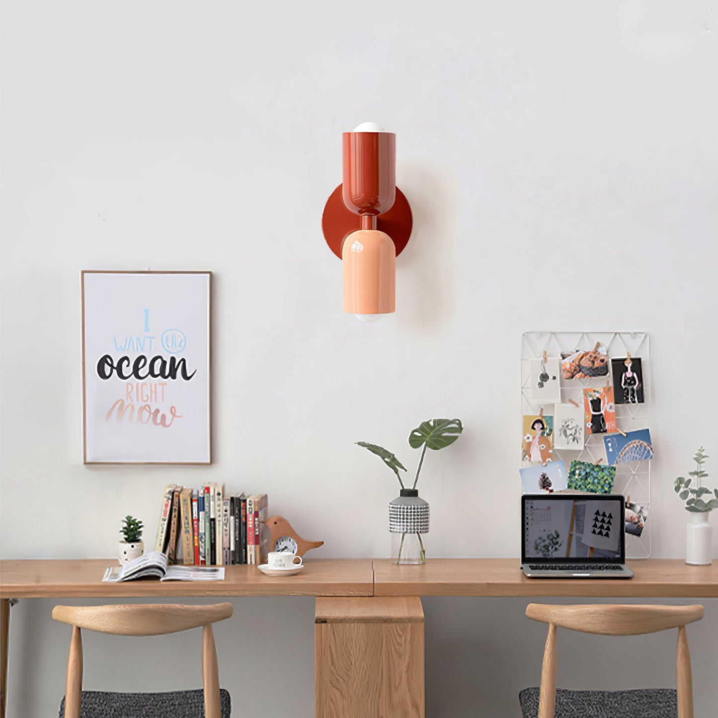 Couleur Double Plug In Wall Lamp - LED Indoor Lighting
