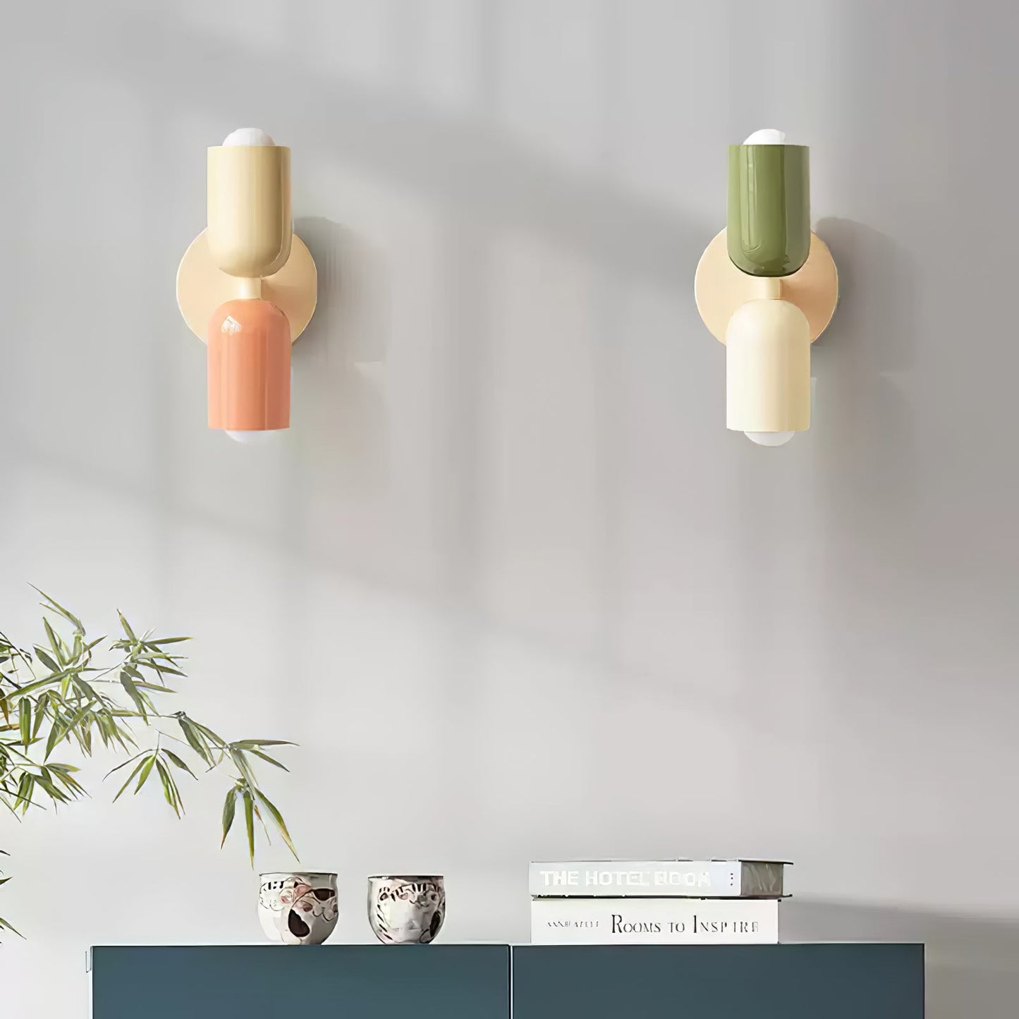 Couleur Double Plug In Wall Lamp - LED Indoor Lighting