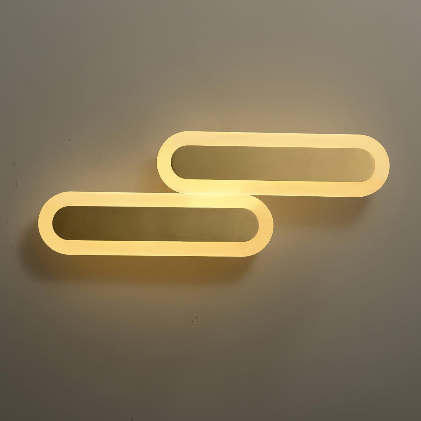 Daba Wall Lamp LED Brass Indoor Lighting Set of 2