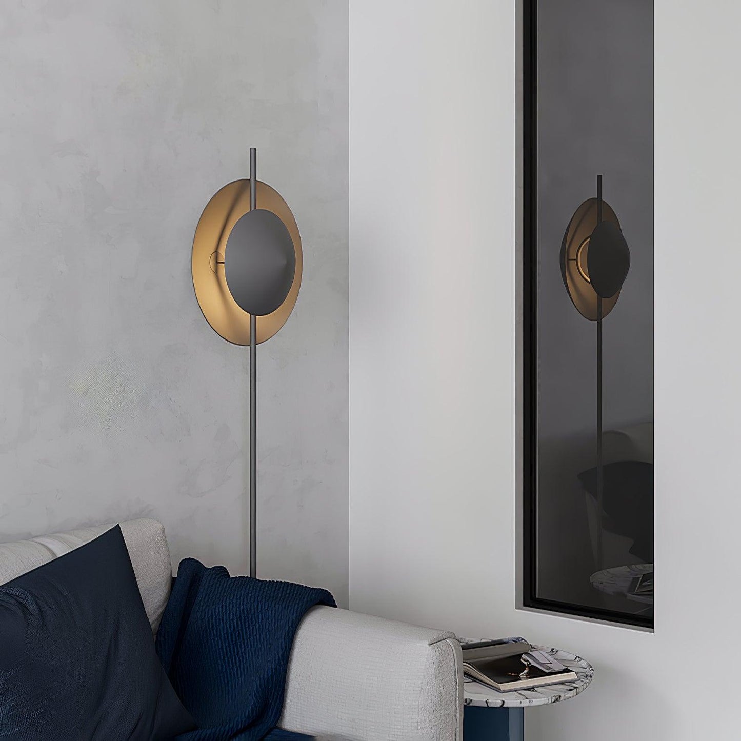 Dawn Floor Lamp - LED Indoor Lighting, Grey Modern Design