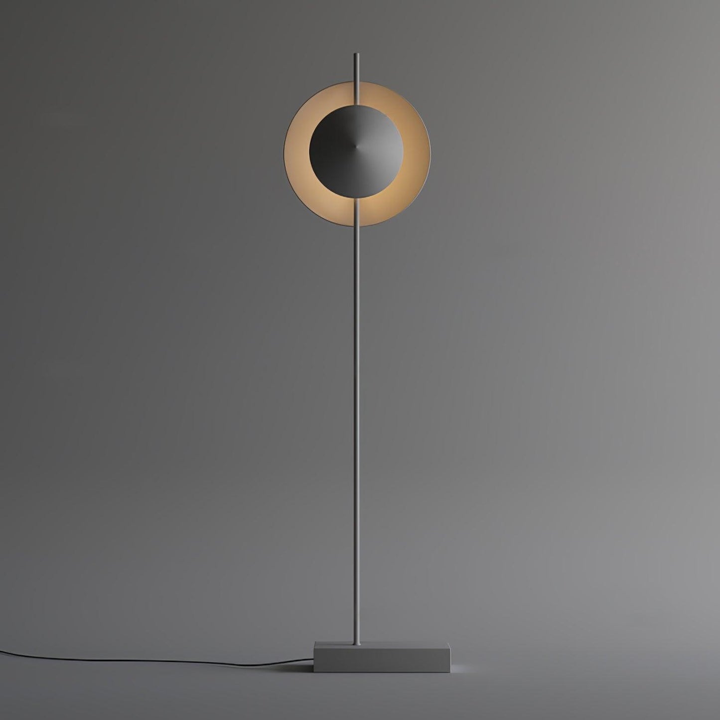 Dawn Floor Lamp - LED Indoor Lighting, Grey Modern Design