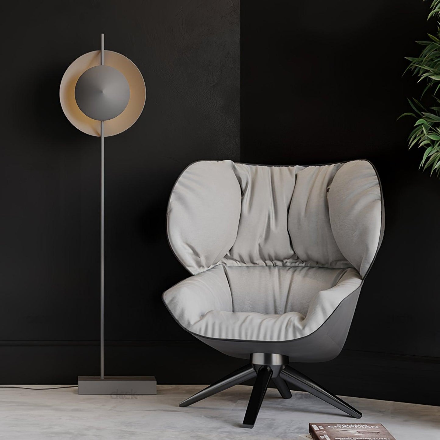 Dawn Floor Lamp - LED Indoor Lighting, Grey Modern Design