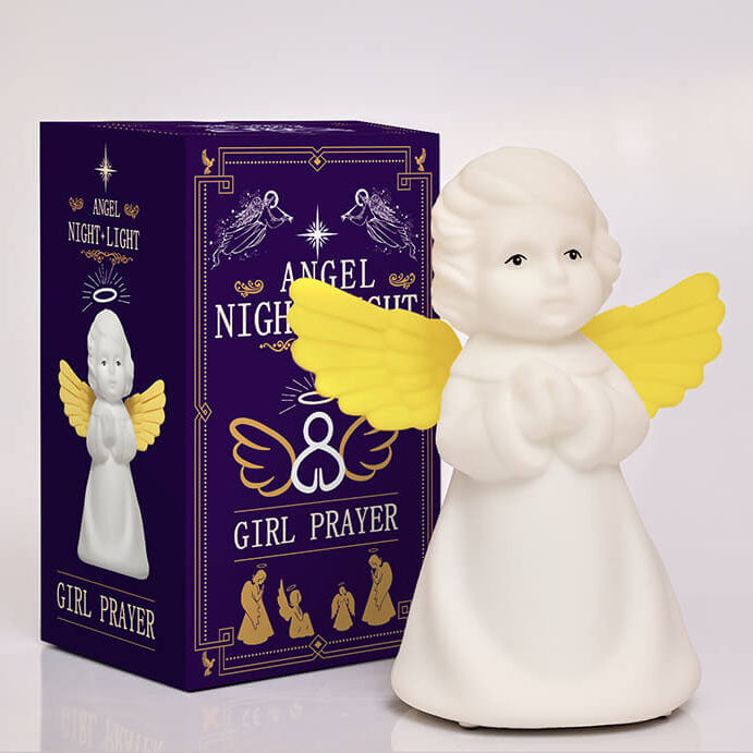Kreativer Engel Silicone LED Colour Changing Kids Night Light