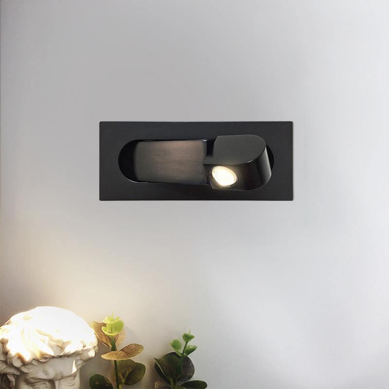 Modern LED Bedside Reading Light with Adjustable Head
