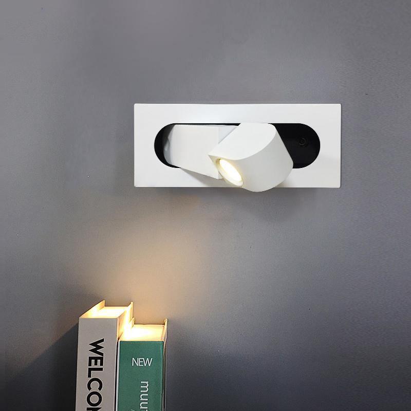 Modern LED Bedside Reading Light with Adjustable Head