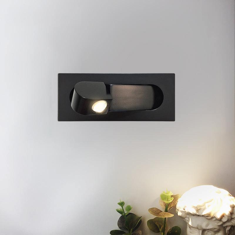 Modern LED Bedside Reading Light with Adjustable Head