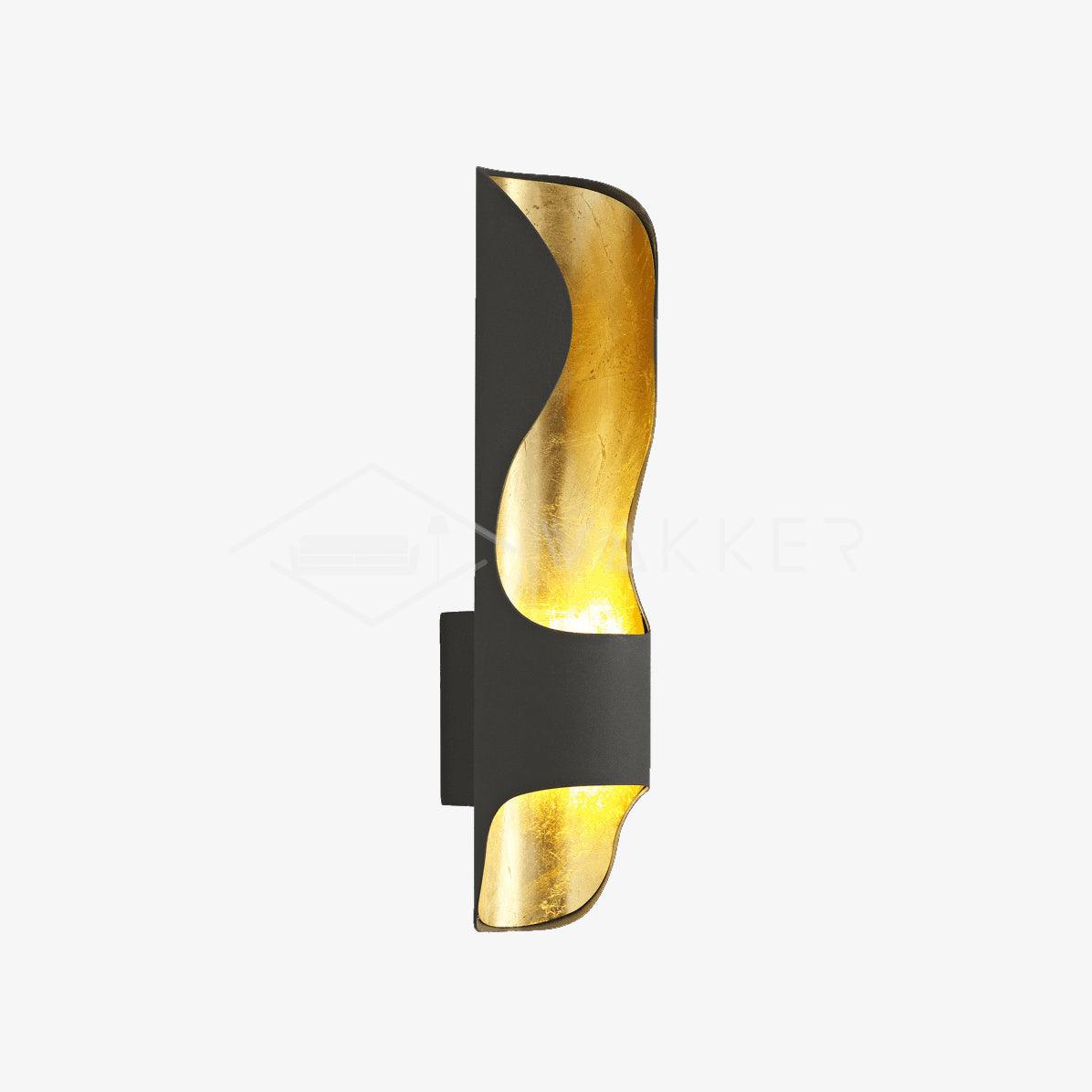 Dittisham Wall Lamp LED Indoor Anthracite Gold Finish