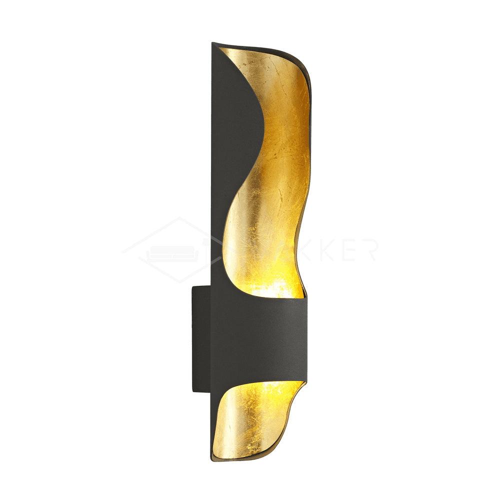 Dittisham Wall Lamp LED Indoor Anthracite Gold Finish